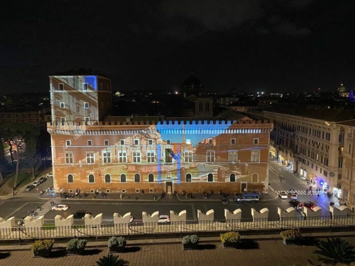 palazzo-venezia-si-illumina-con-le-foto-di-“roma-silenziosa-bellezza”-–-sardegna-reporter